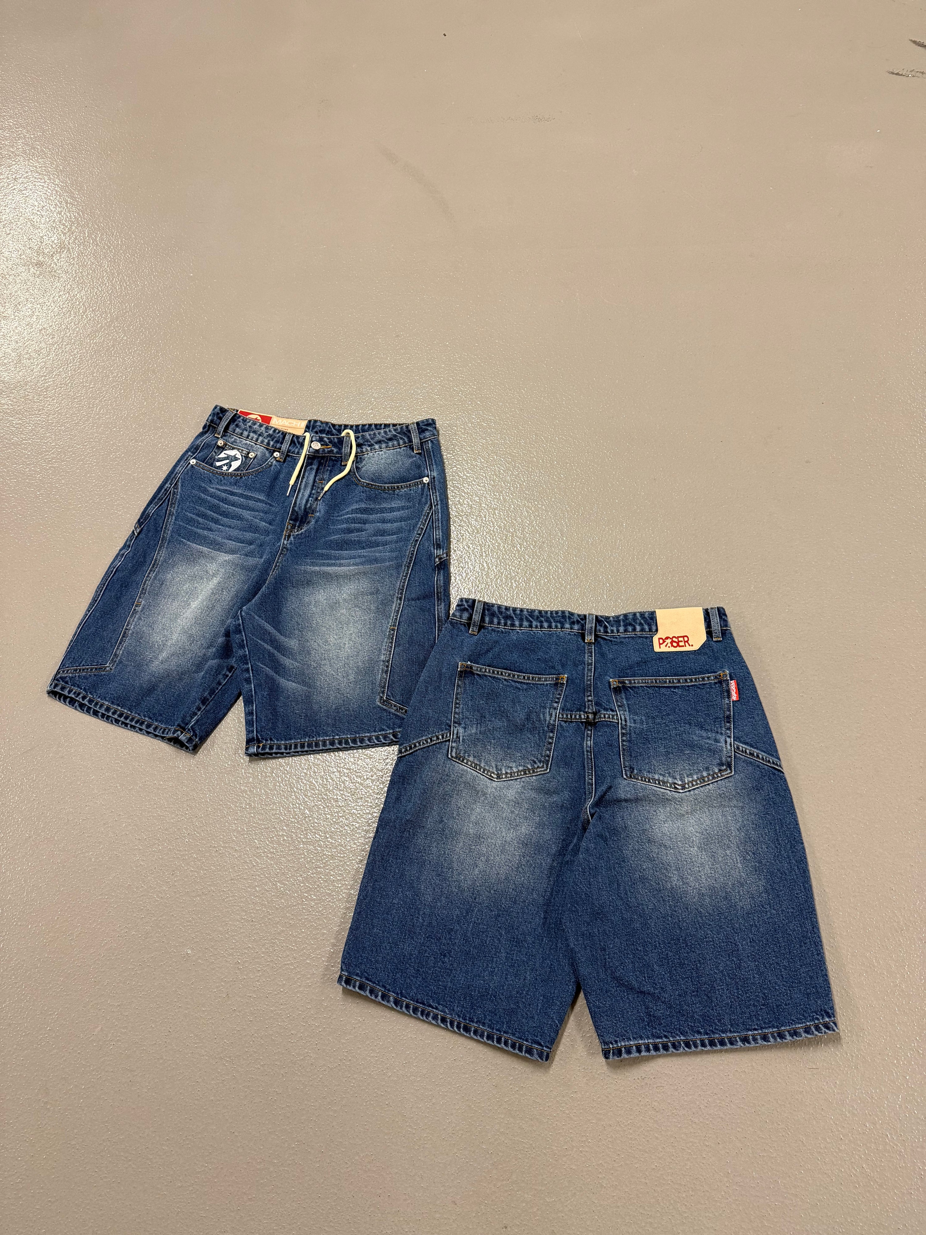 Pelican Jorts Dark Blue