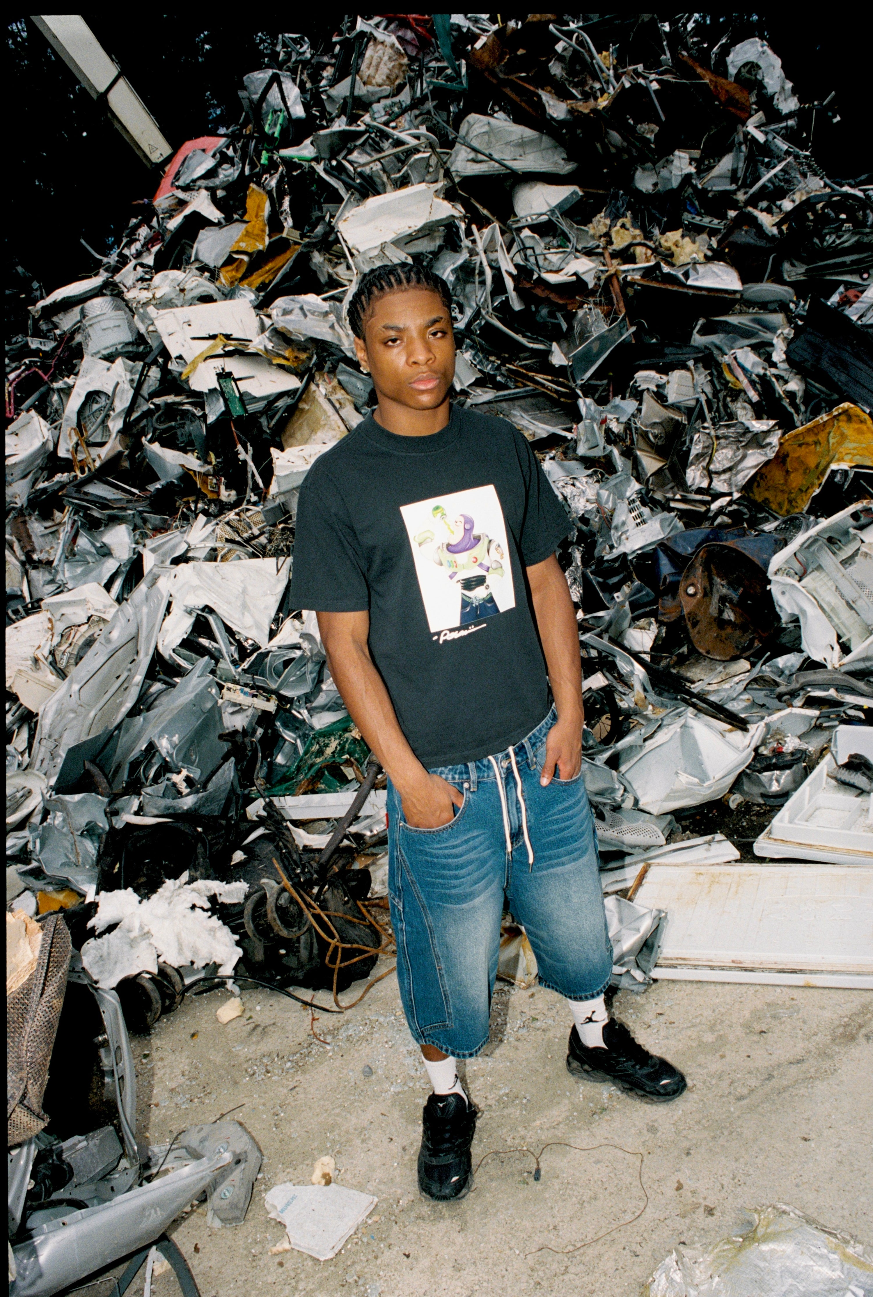 Pelican Jorts Dark Blue